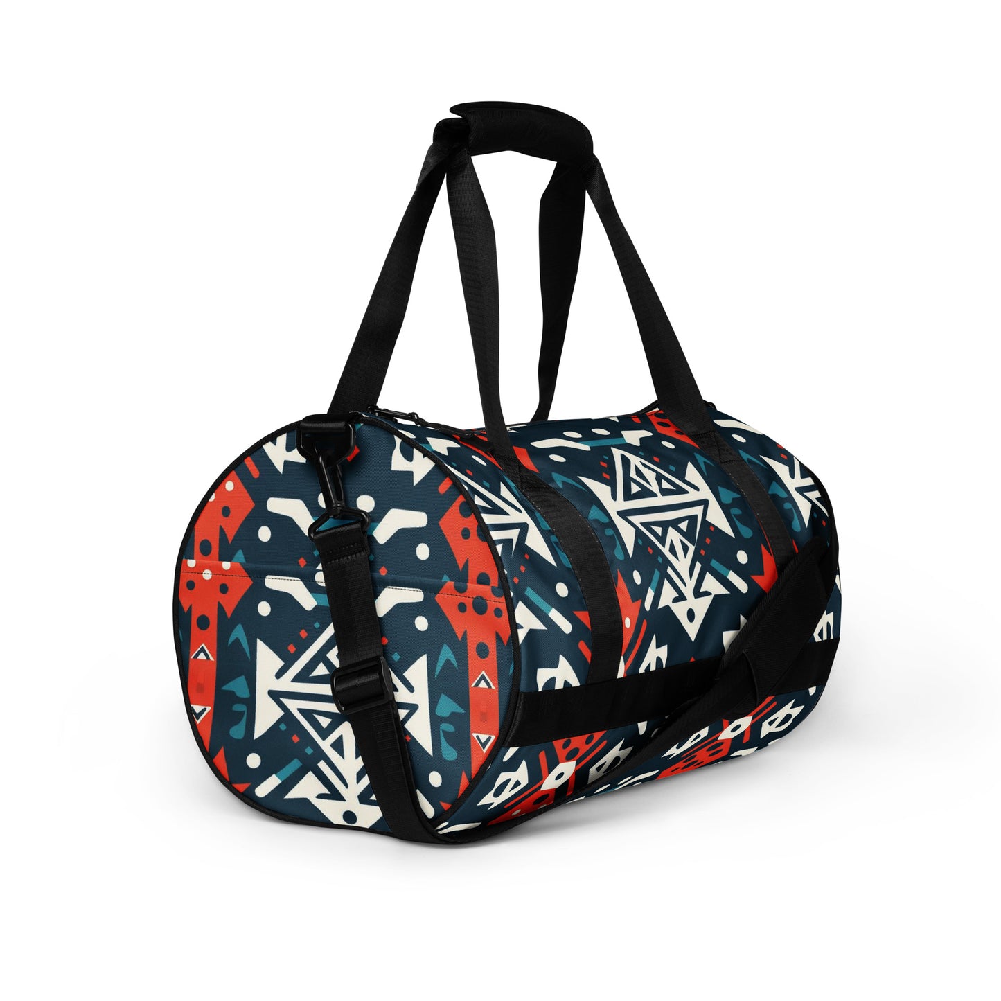 African print gym bag