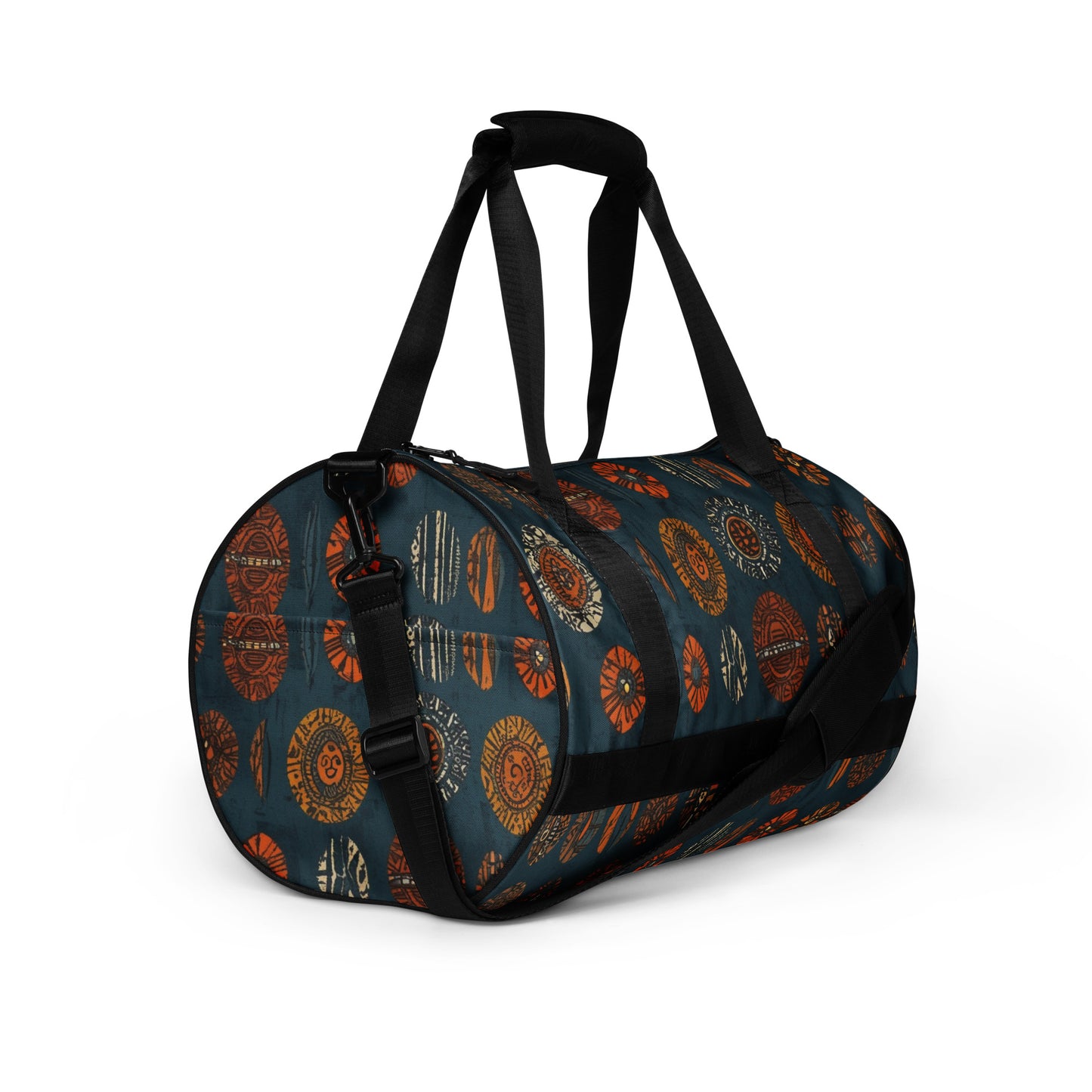 African print gym bag