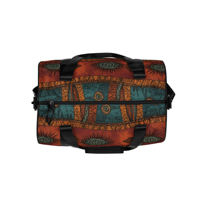 African print gym bag