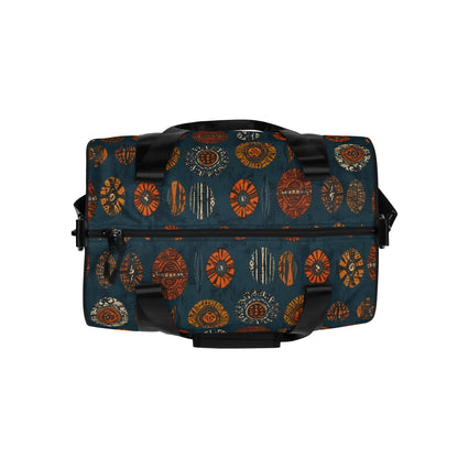 African print gym bag