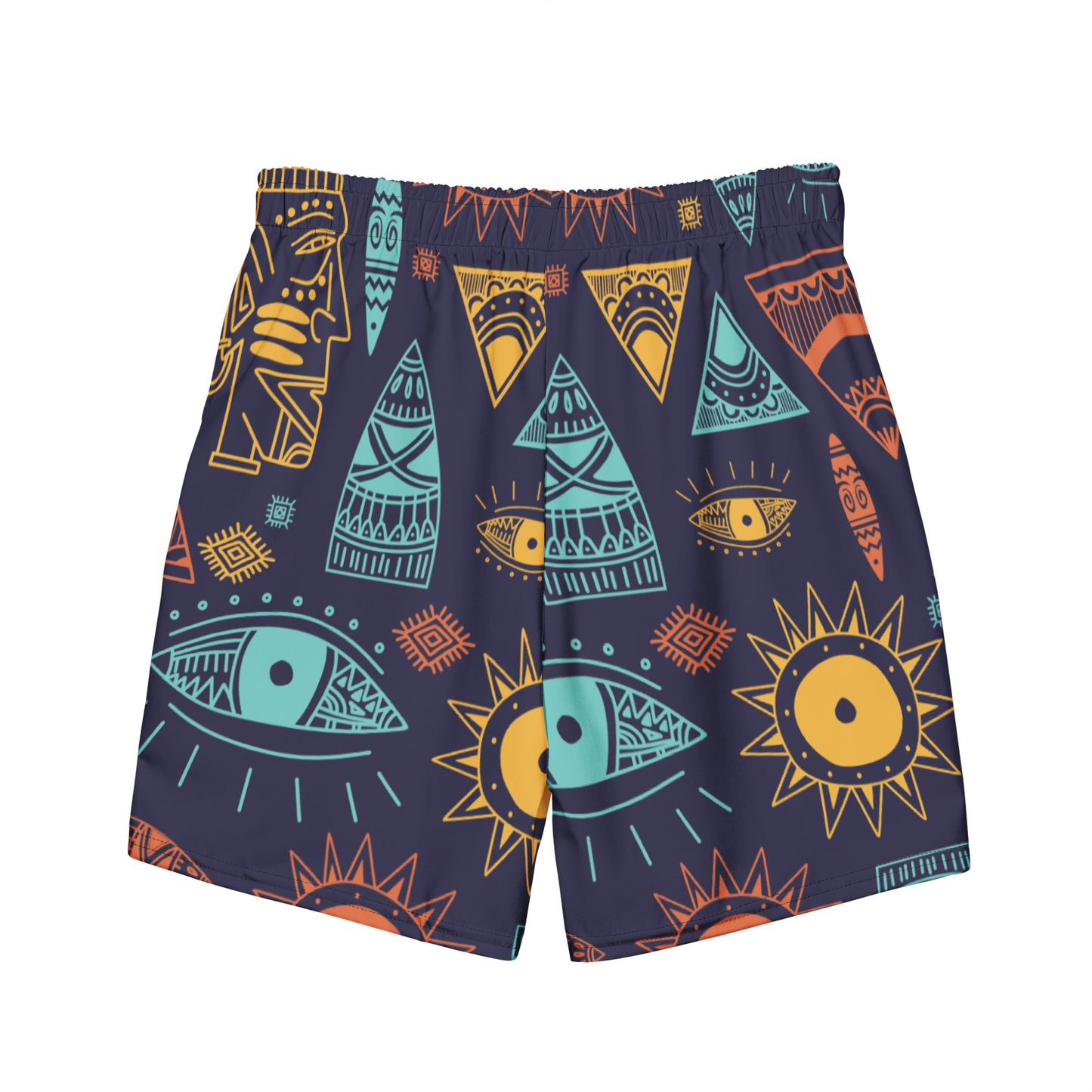 African print Men's swim trunks