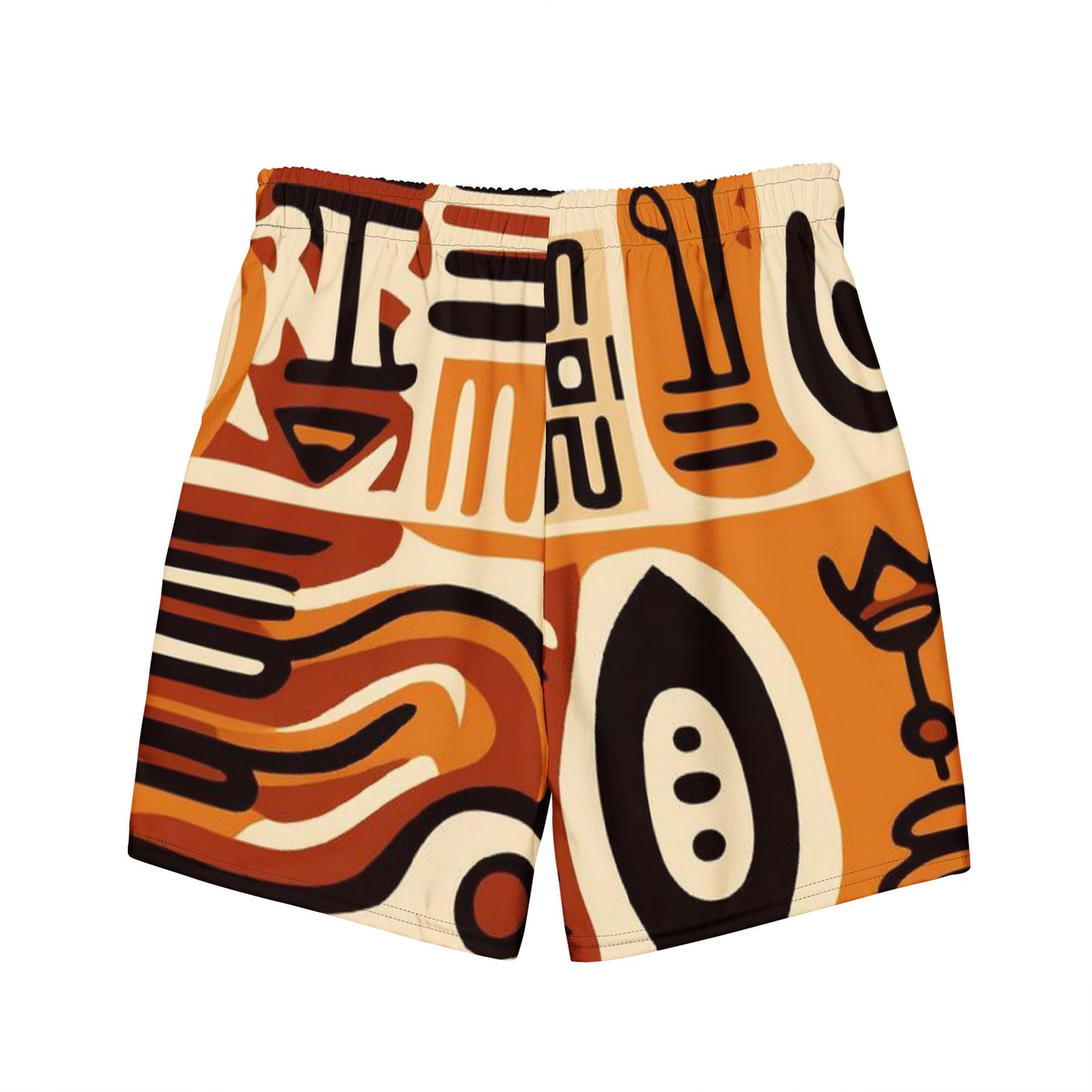 African print Men's swim trunks