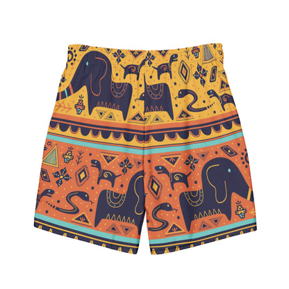 African print Men's swim trunks