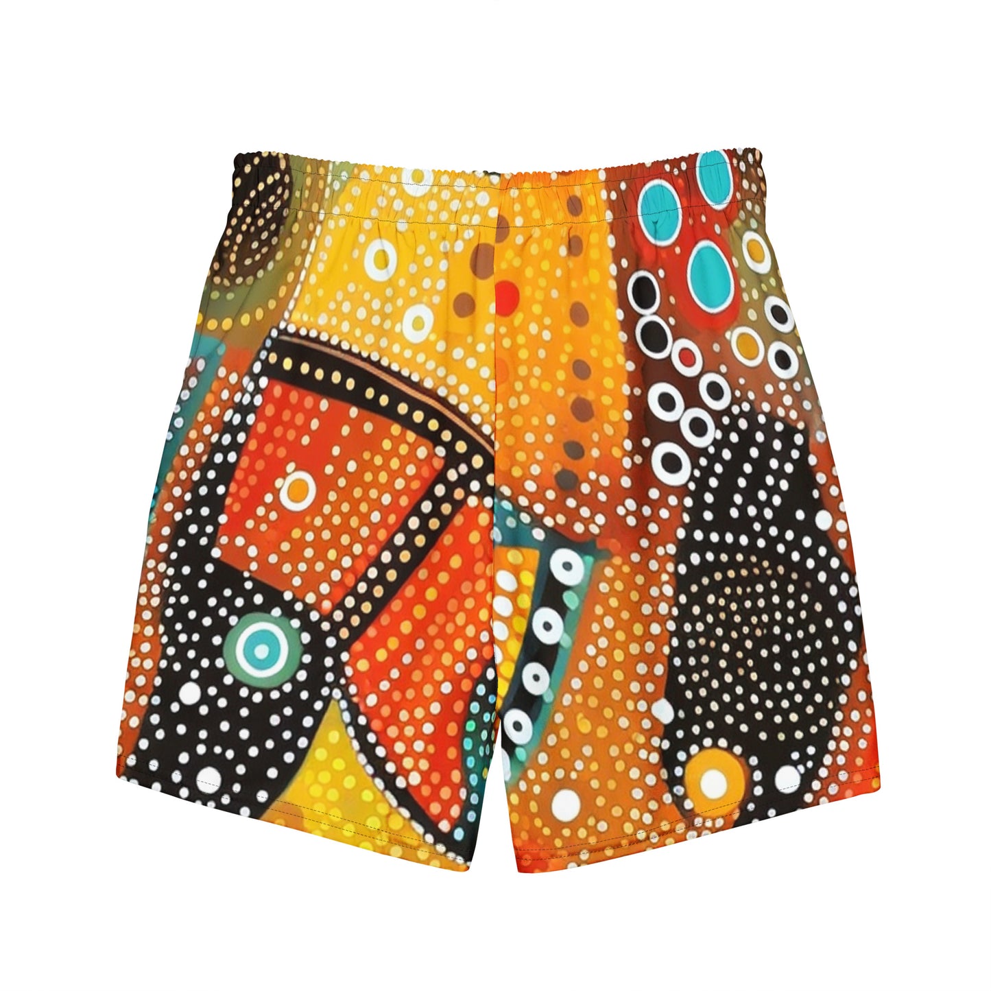 African print Men's swim trunks