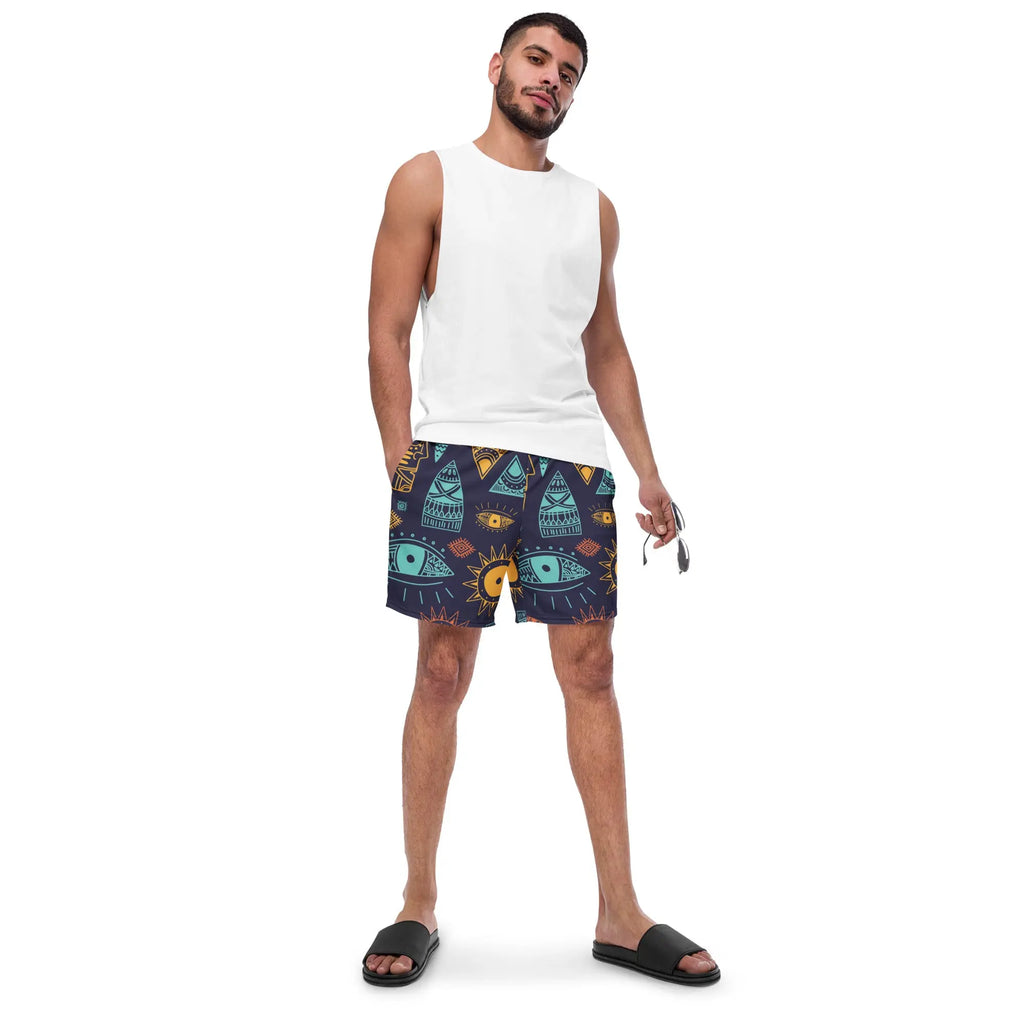 African print Men's swim trunks Funky African