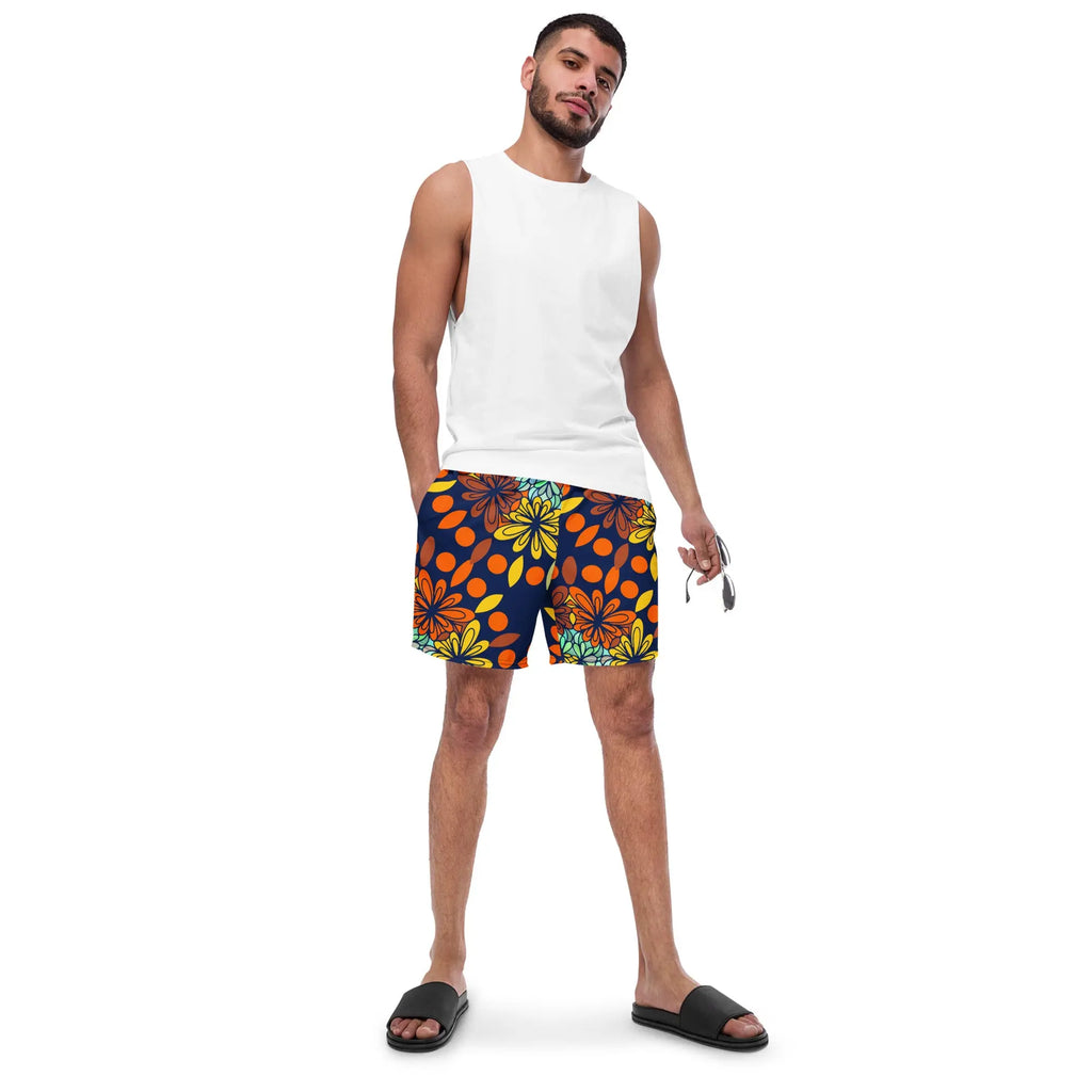 African print Men's swim trunks Funky African
