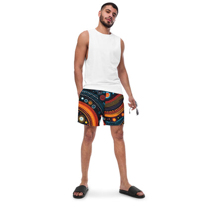 African print Men's swim trunks