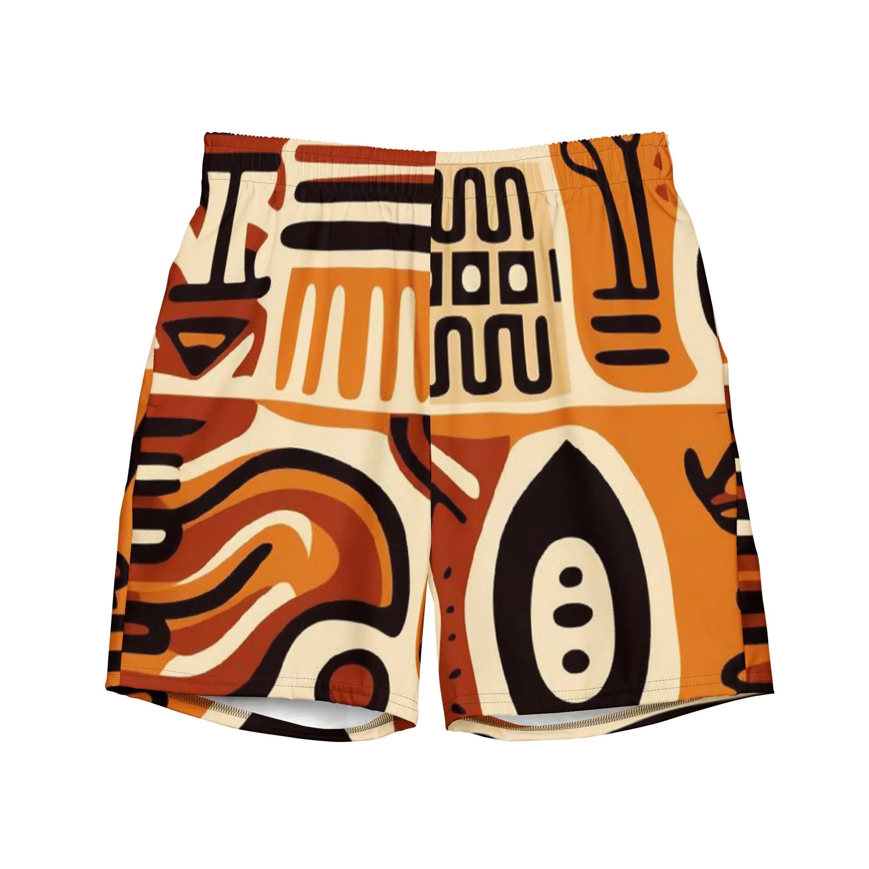 African print Men's swim trunks Funky African