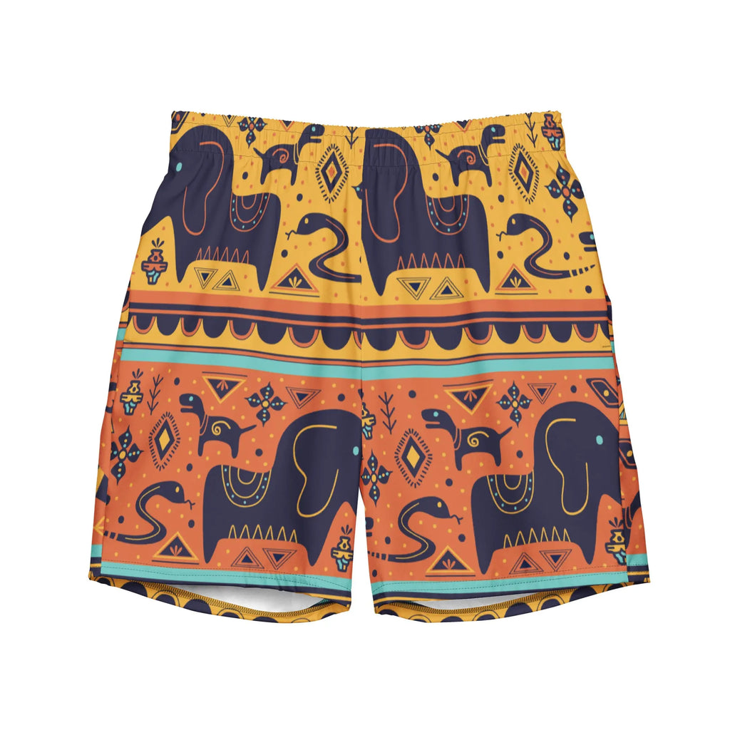 African print Men's swim trunks Funky African