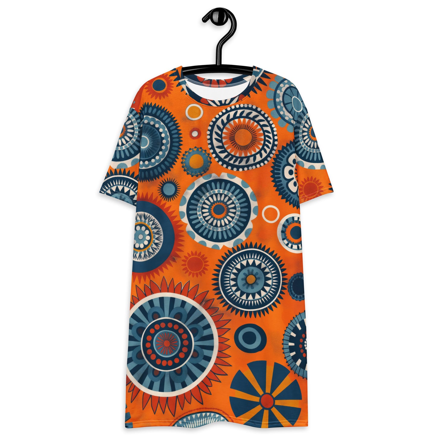 African Print T-shirt dress