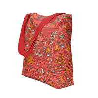 African Print Tote bag Funky African