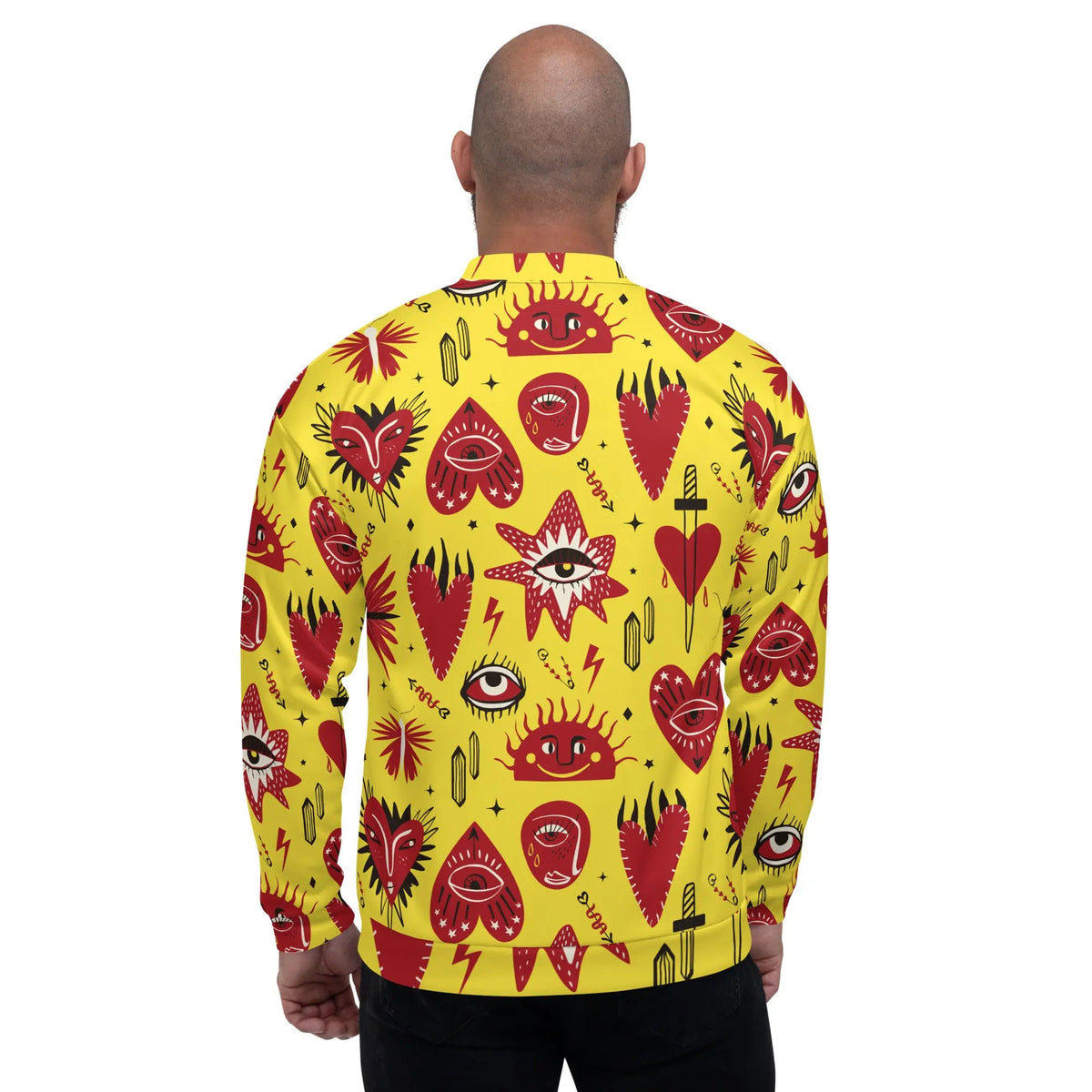 Unisex Bomber Jacket Funky African