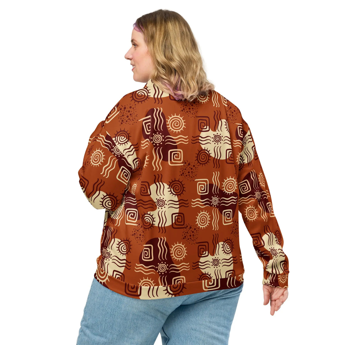 Unisex Bomber Jacket Funky African