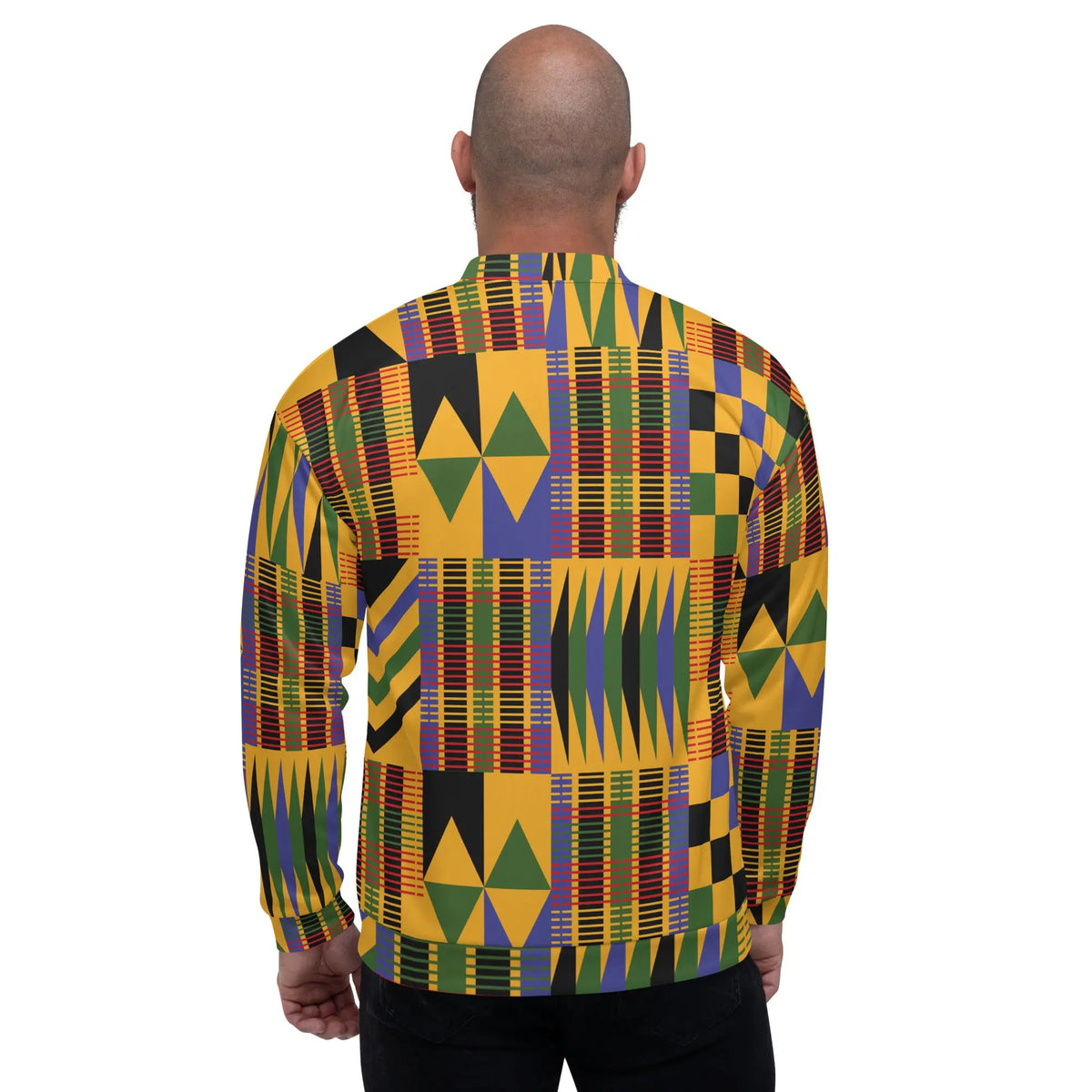 Unisex Bomber Jacket Funky African