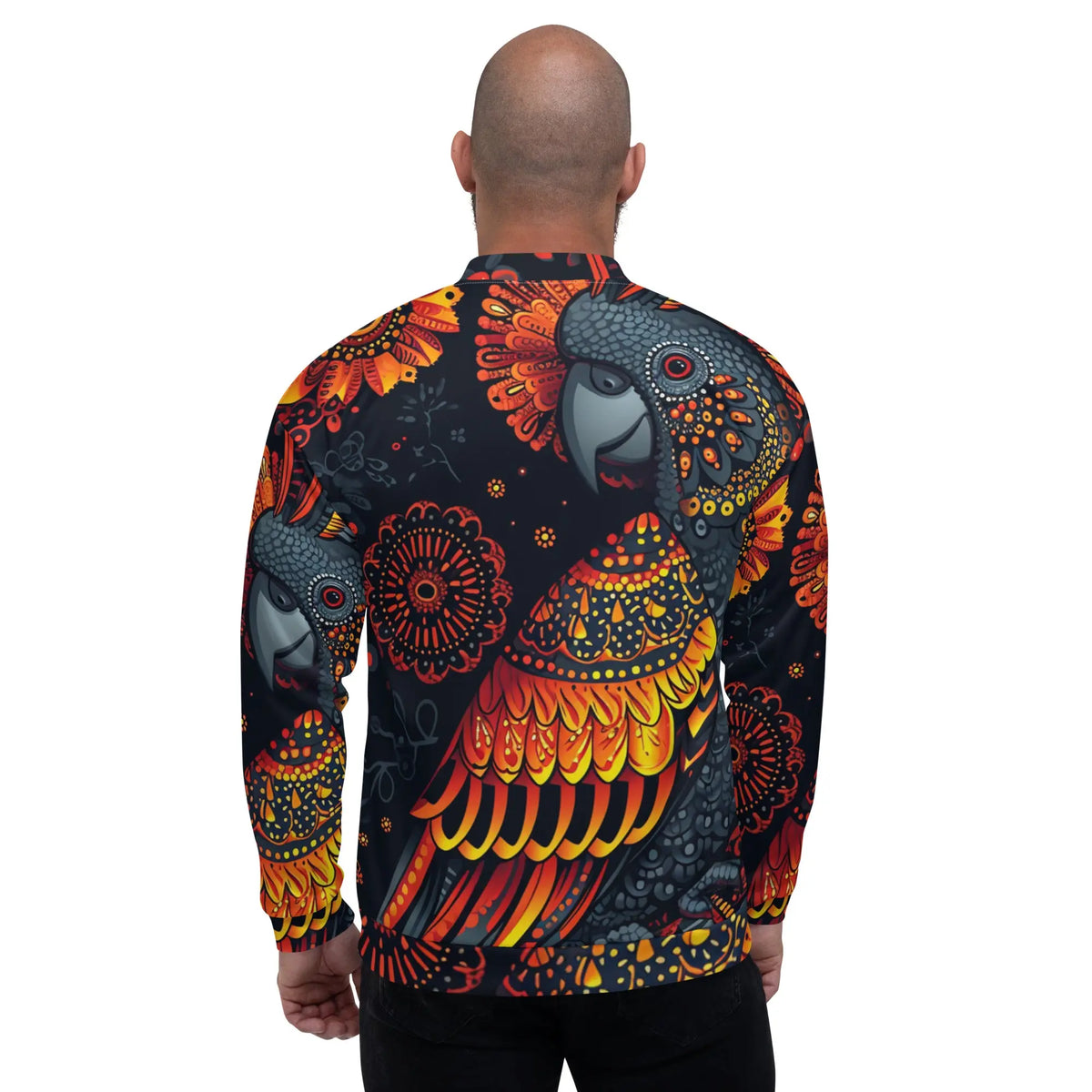 Unisex Bomber Jacket Funky African