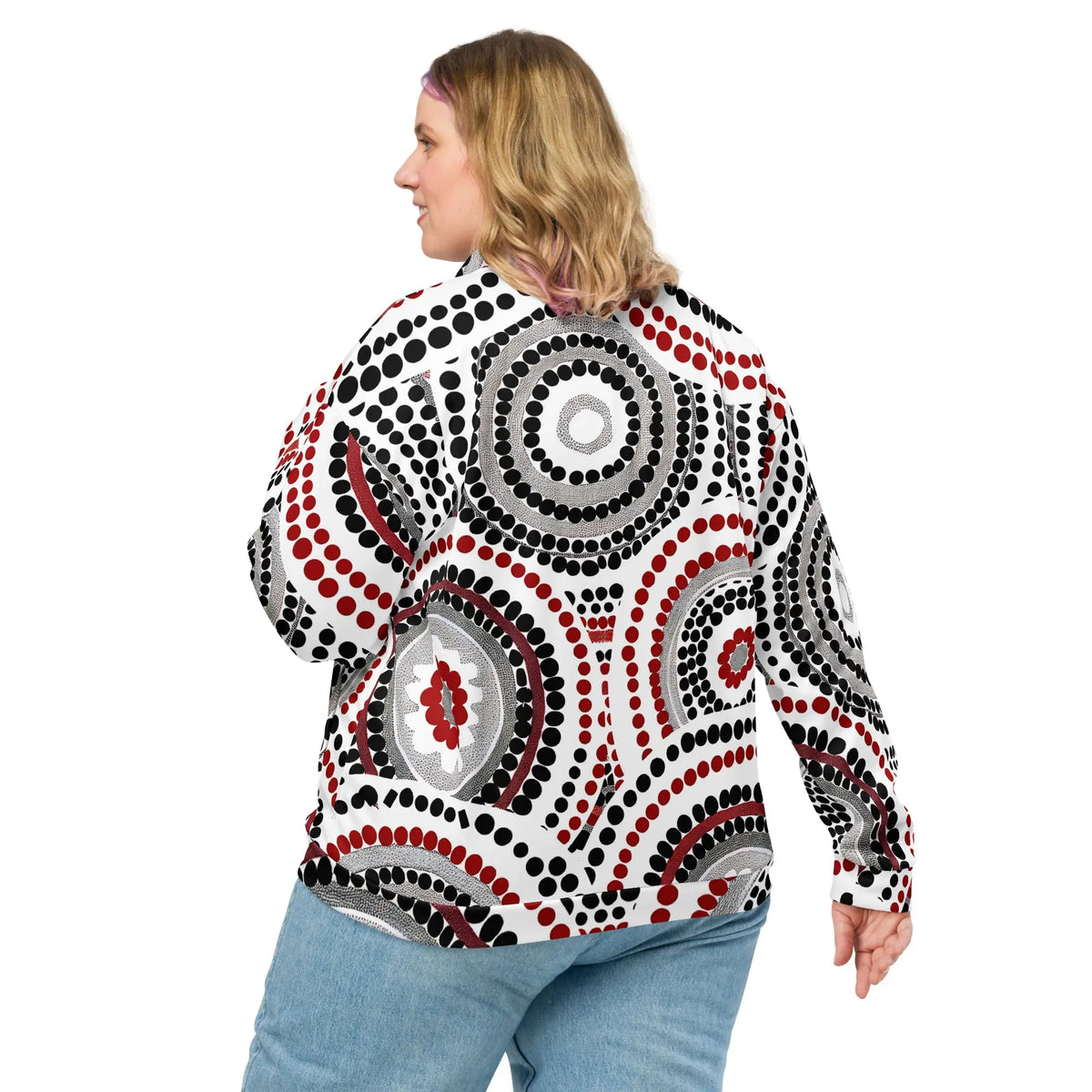 Unisex Bomber Jacket Funky African