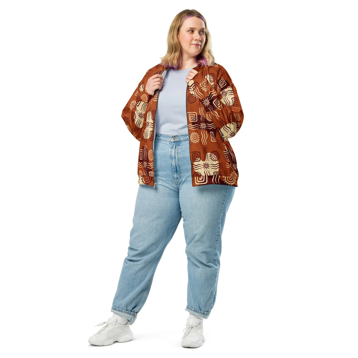 Unisex Bomber Jacket Funky African