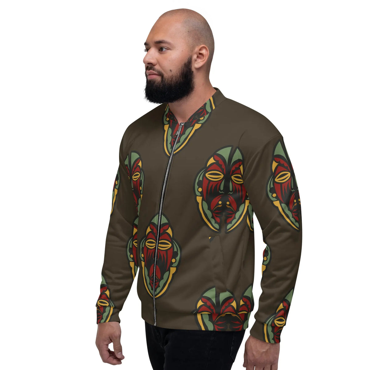 Unisex Bomber Jacket Funky African