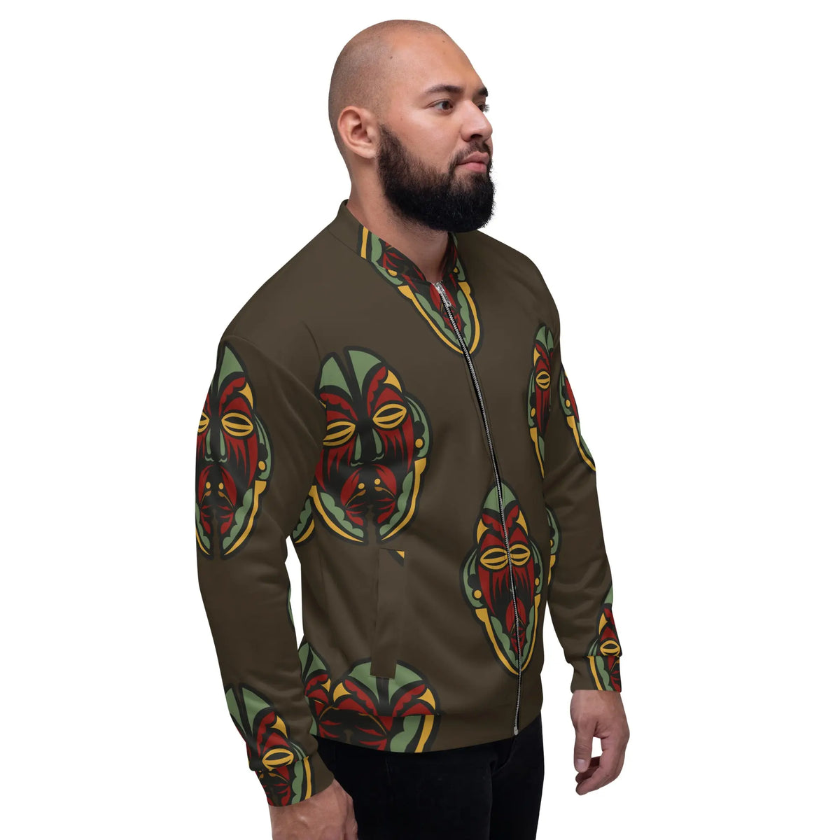 Unisex Bomber Jacket Funky African