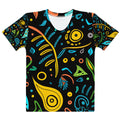 African Print Women's T-shirt Funky African