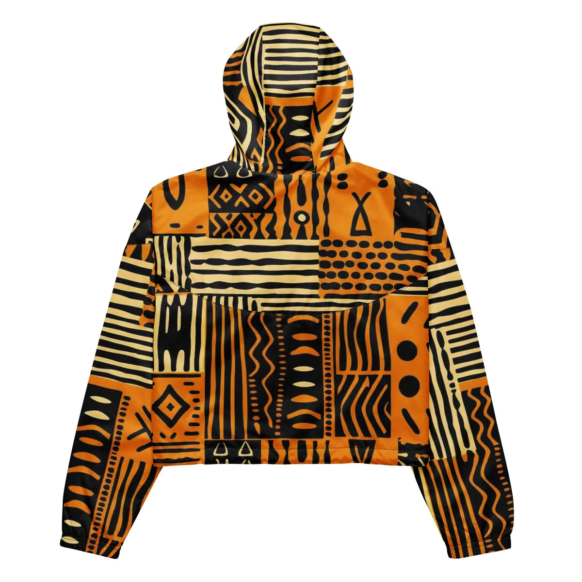 Women’s cropped windbreaker Funky African