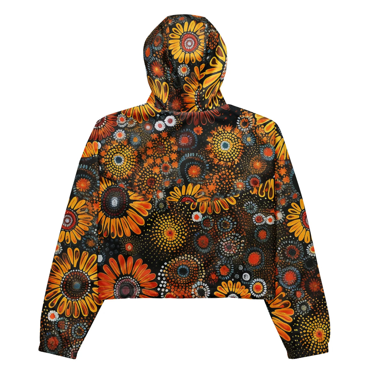 Women’s cropped windbreaker Funky African