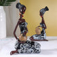 Retro African Resin Craft Ornament Funky African