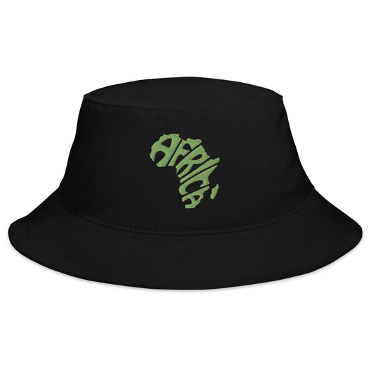 3D Embroidery Africa cut Bucket Hat