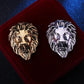 Vintage African Lion Brooch Men's Domineering King Of Grassland Funky African