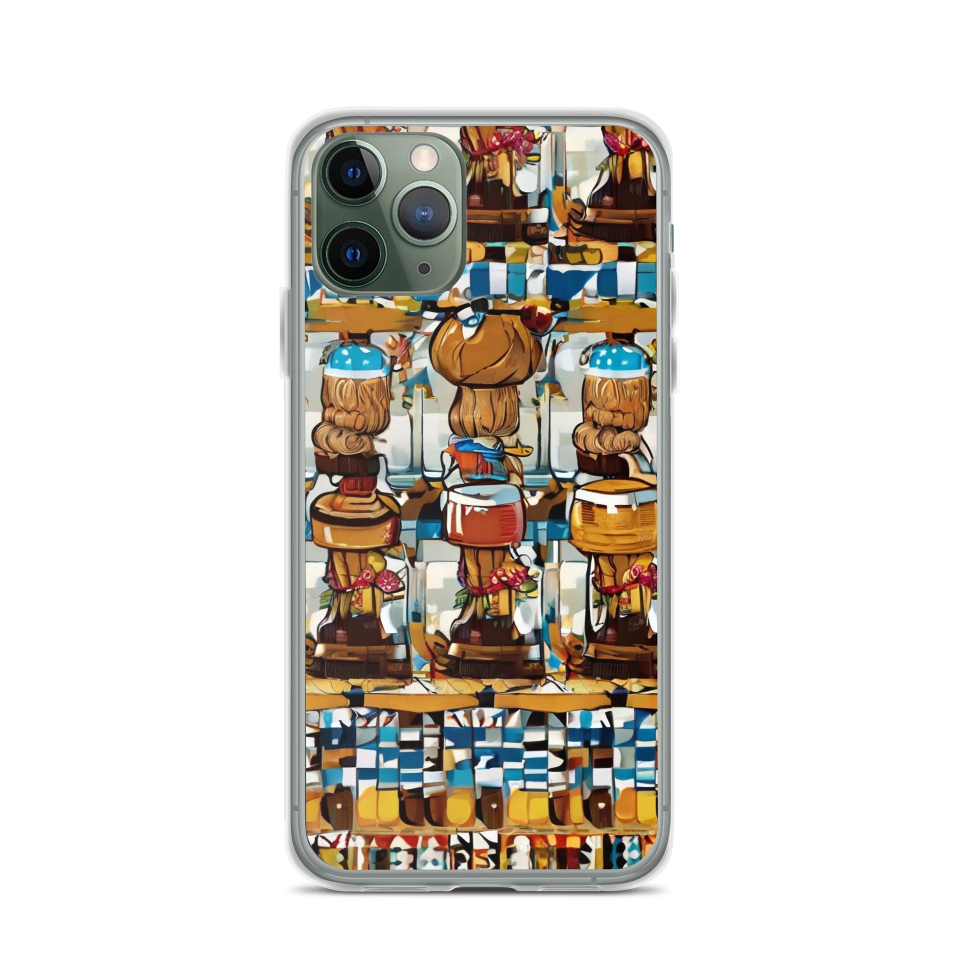 Clear Case for iPhone® Funky African
