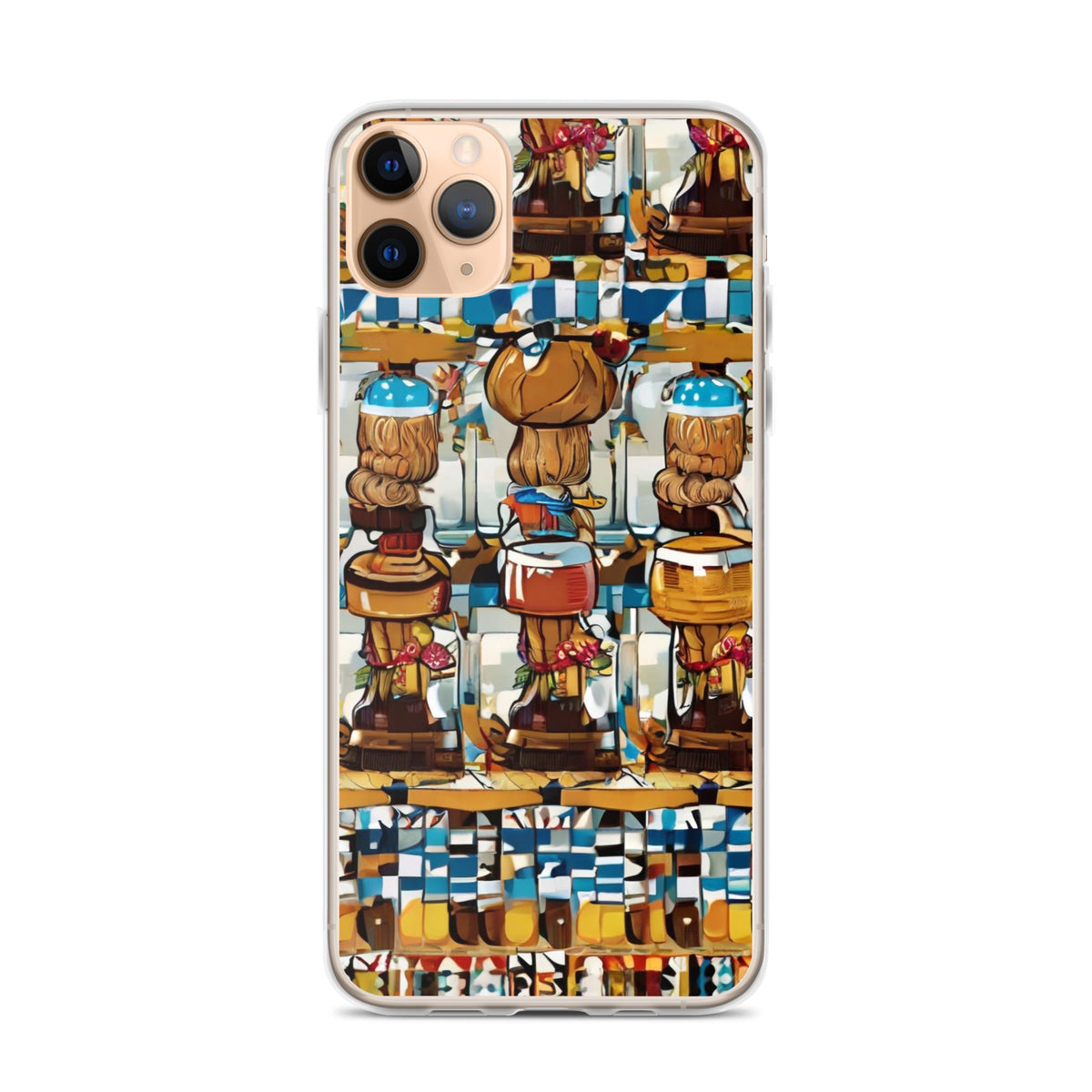 Clear Case for iPhone® Funky African