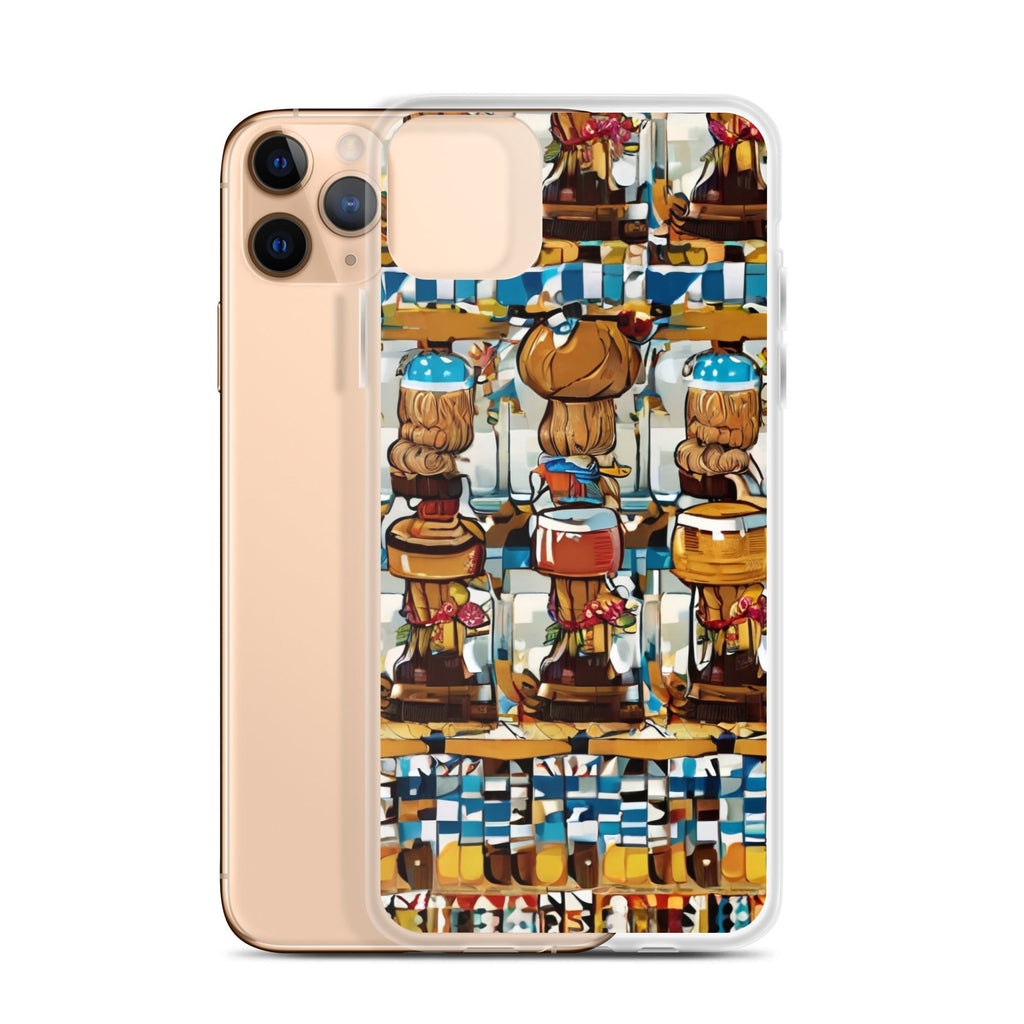 Clear Case for iPhone® Funky African
