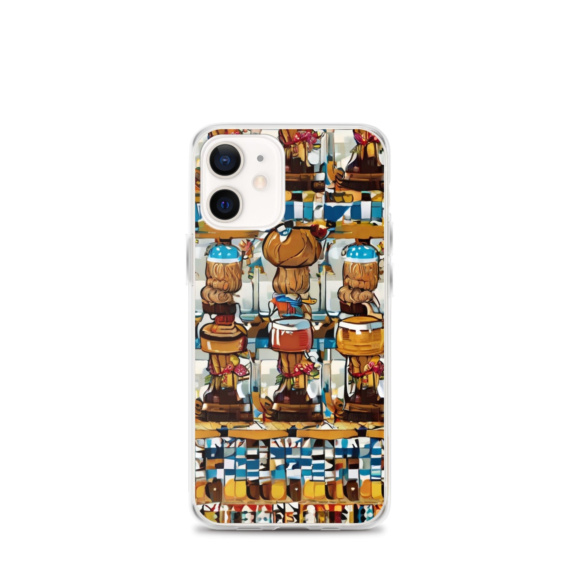 Clear Case for iPhone® Funky African
