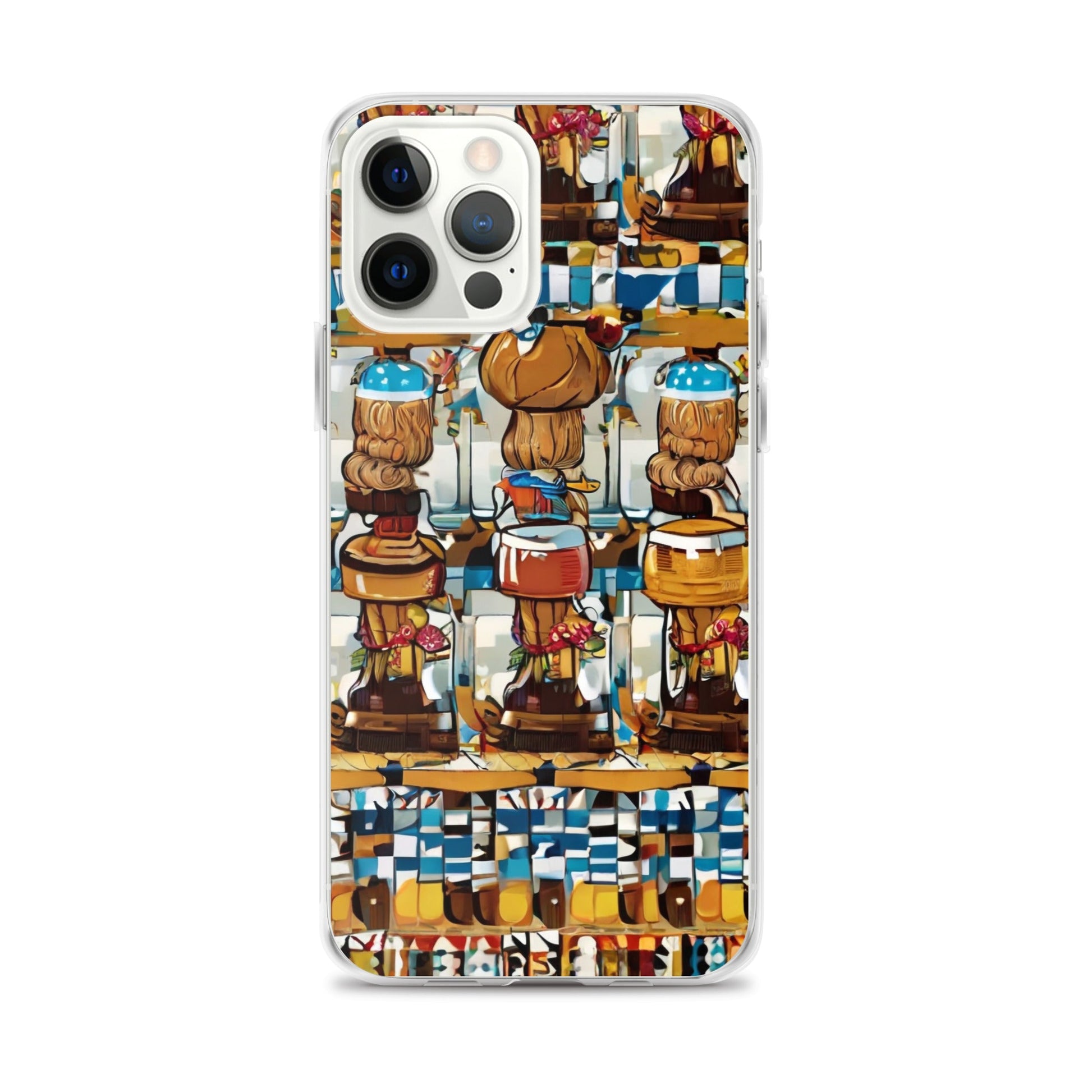 Clear Case for iPhone® Funky African