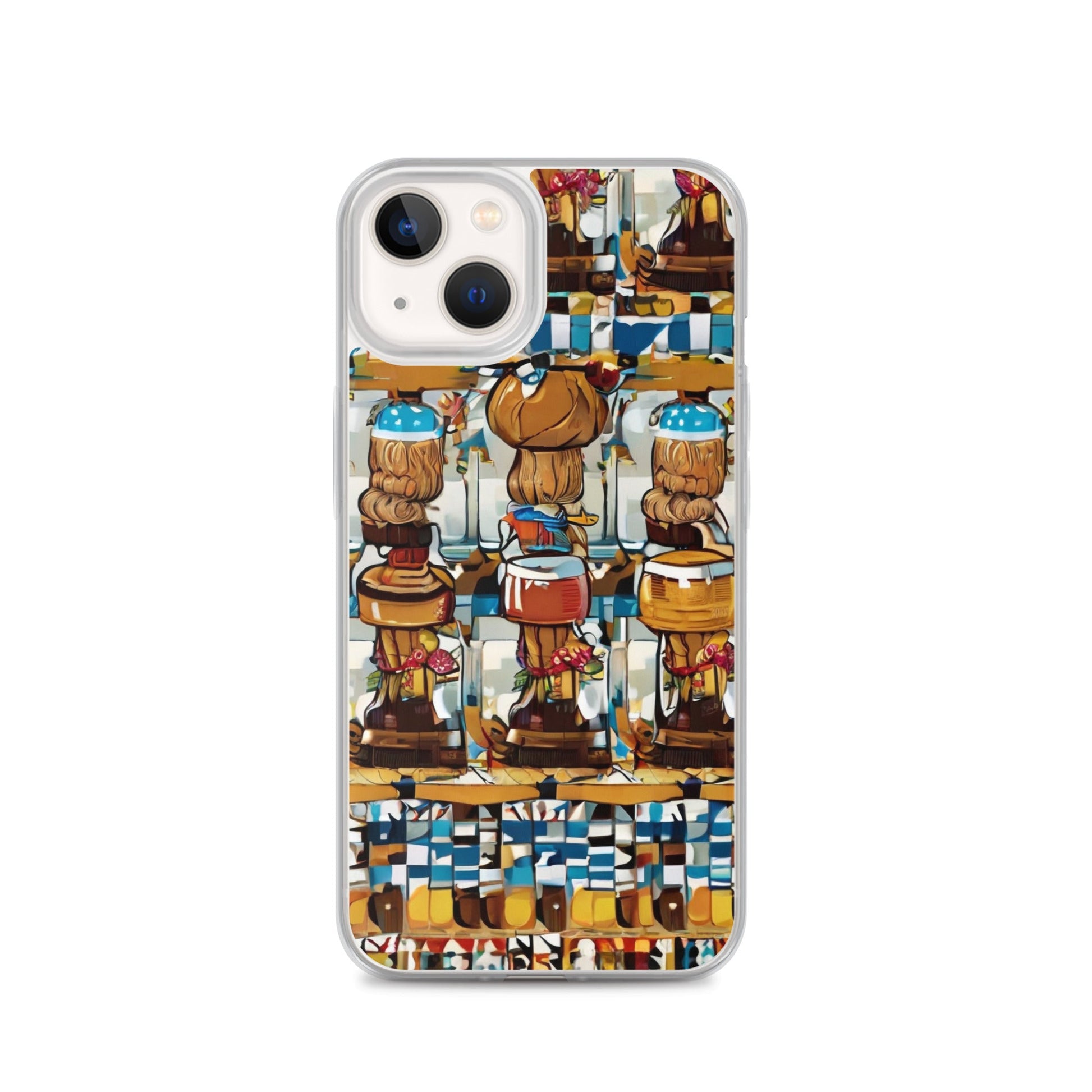 Clear Case for iPhone® Funky African