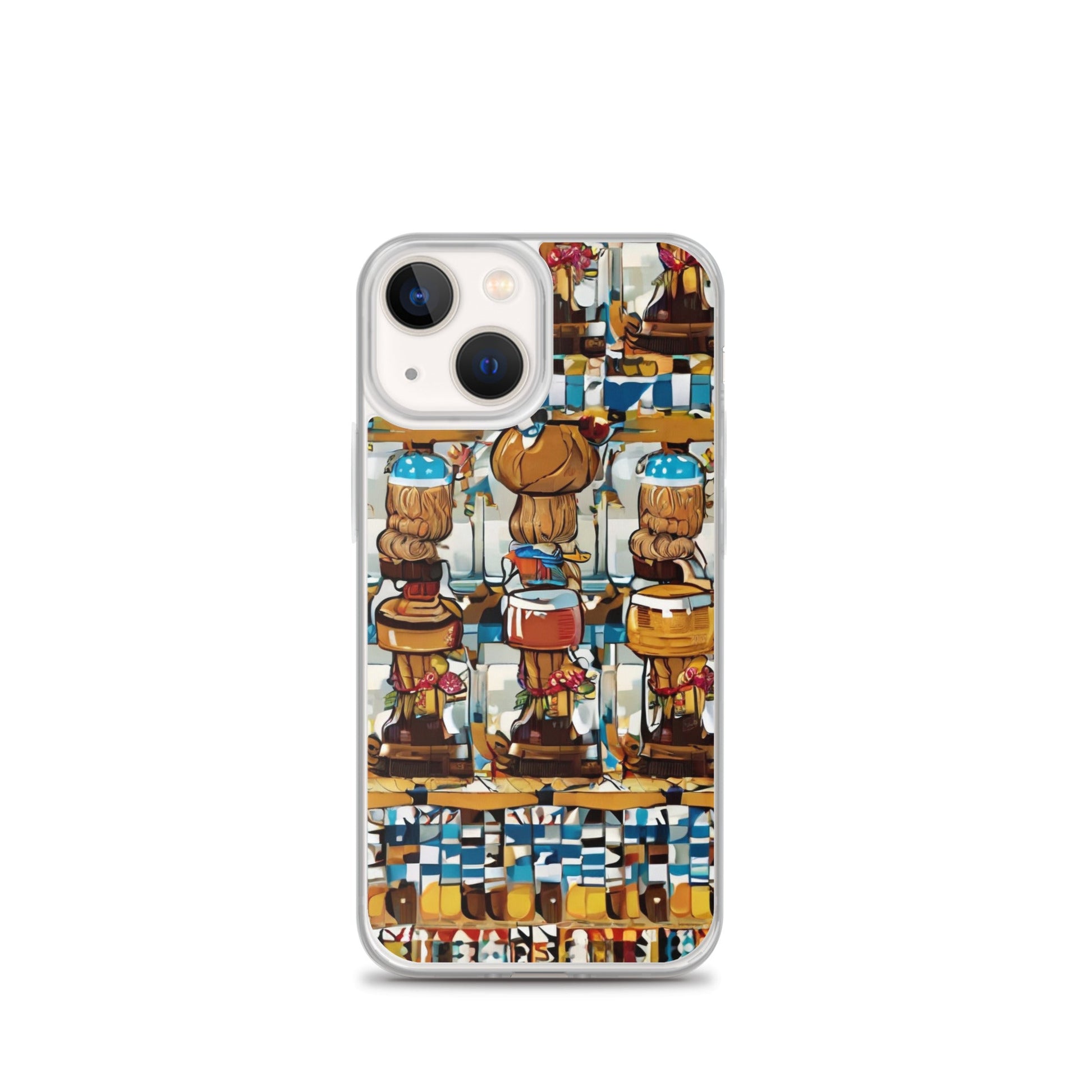 Clear Case for iPhone® Funky African