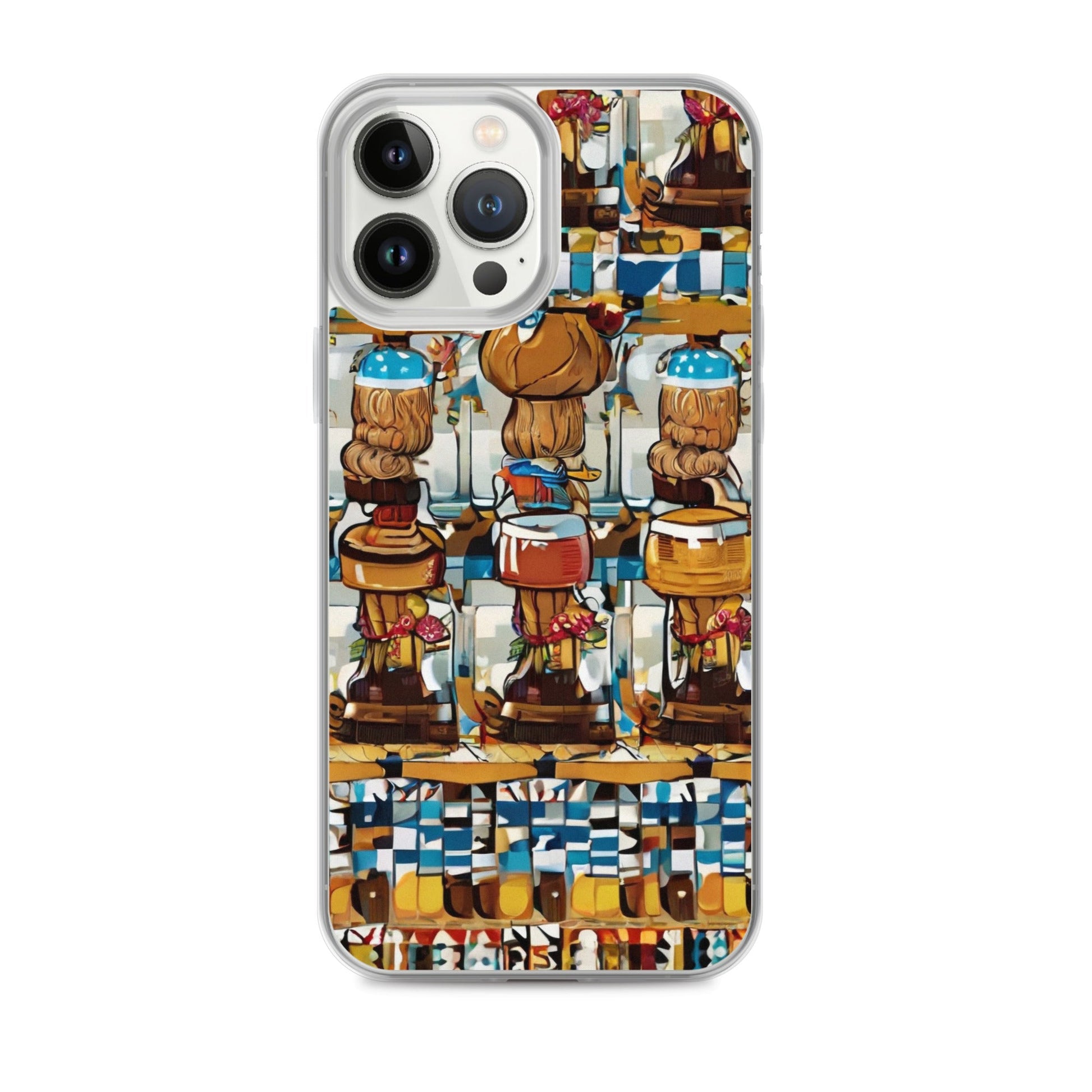 Clear Case for iPhone® Funky African