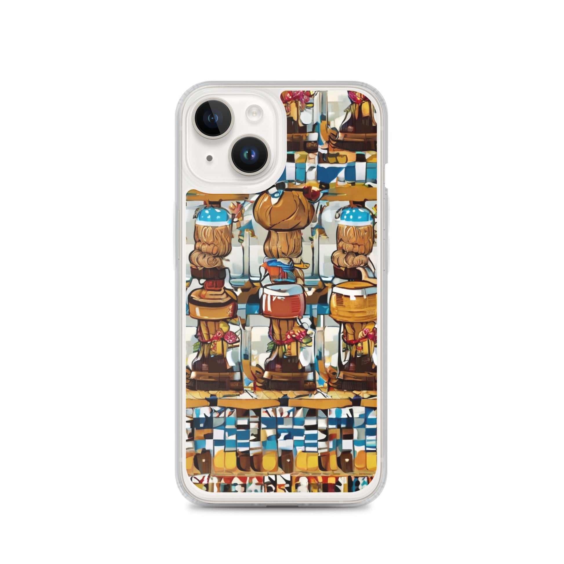 Clear Case for iPhone® Funky African