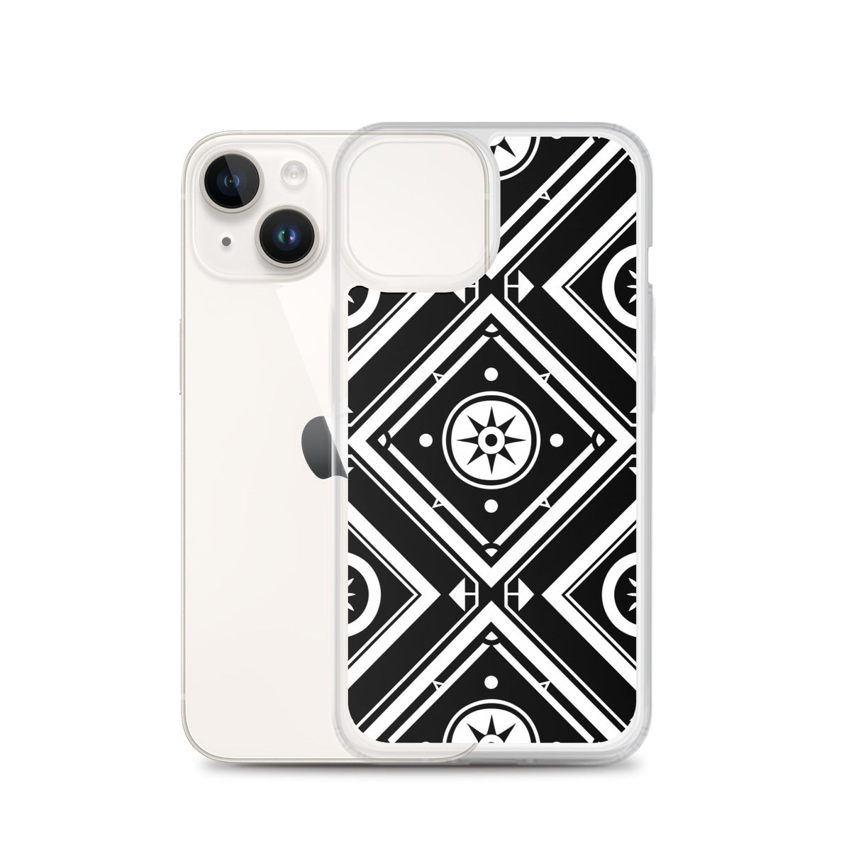 Clear Case for iPhone® Funky African