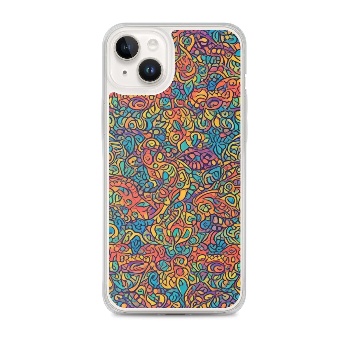 Clear Case for iPhone® Funky African