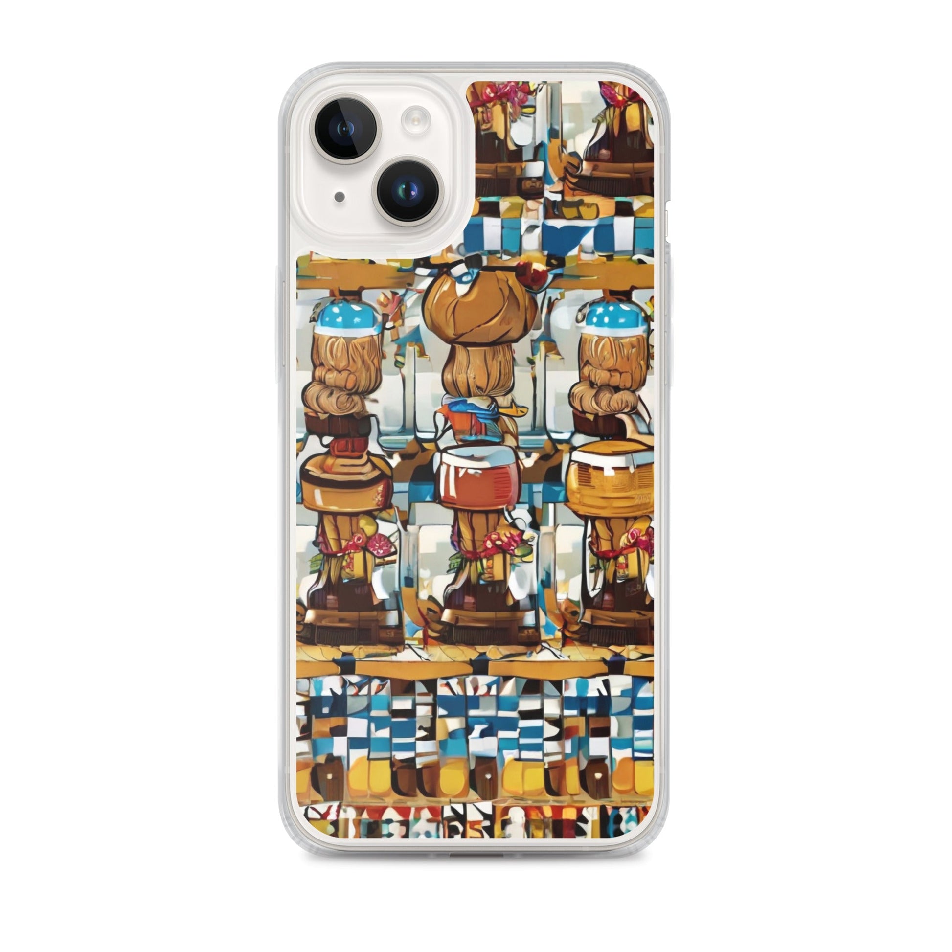 Clear Case for iPhone® Funky African