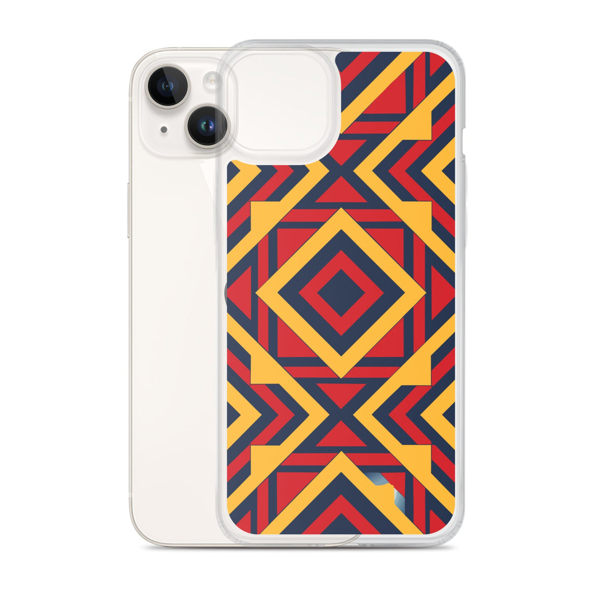 Clear Case for iPhone® Funky African