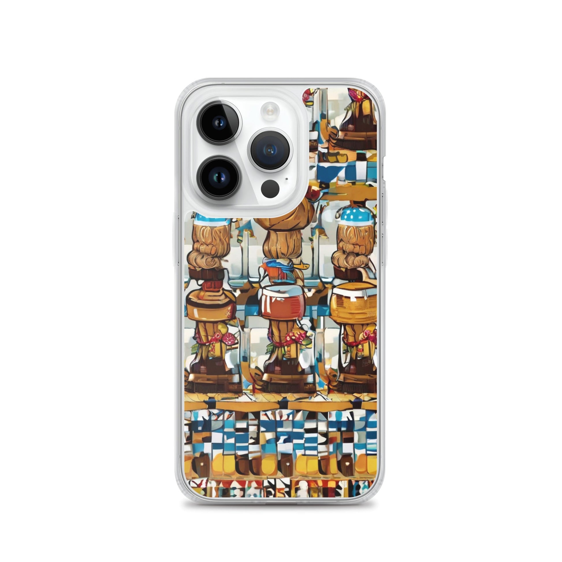 Clear Case for iPhone® Funky African