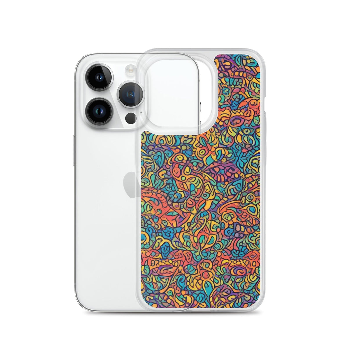 Clear Case for iPhone® Funky African