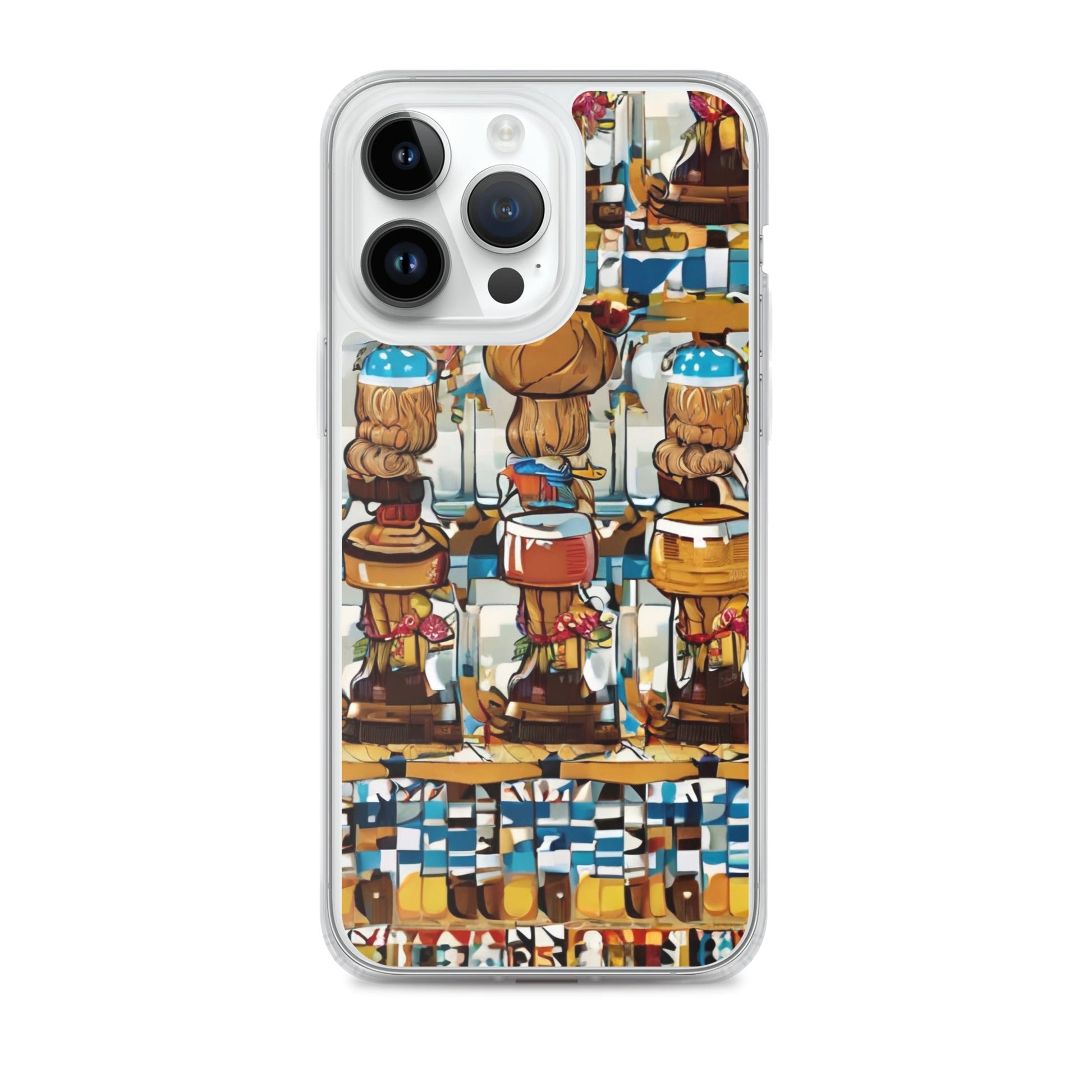 Clear Case for iPhone® Funky African