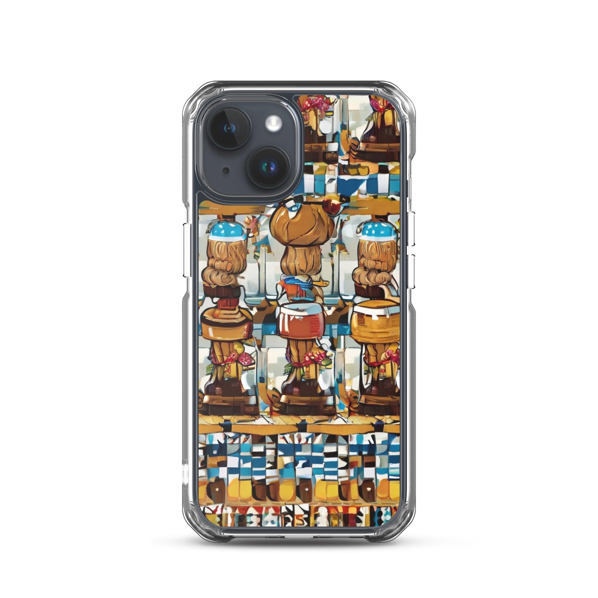 Clear Case for iPhone® Funky African