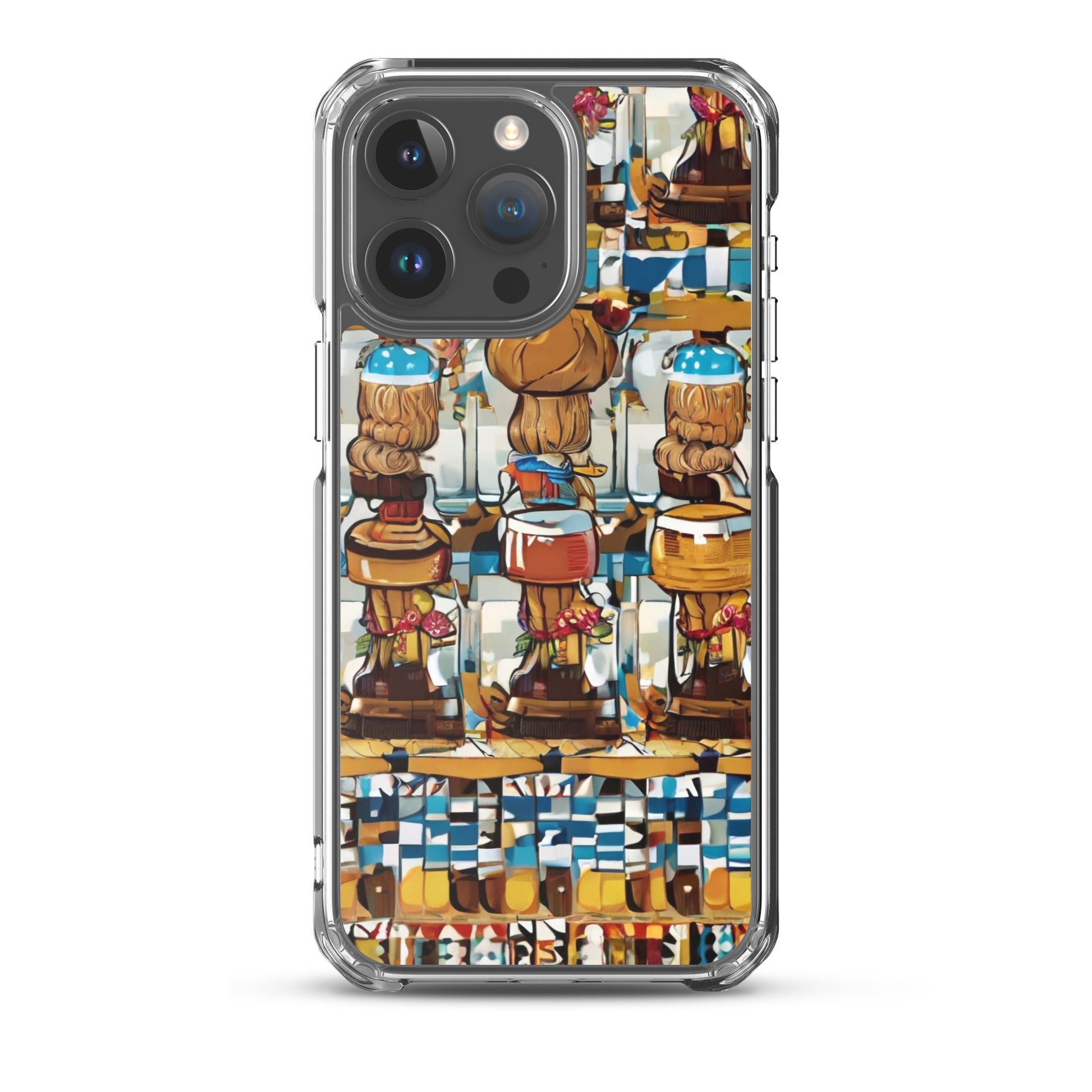 Clear Case for iPhone® Funky African