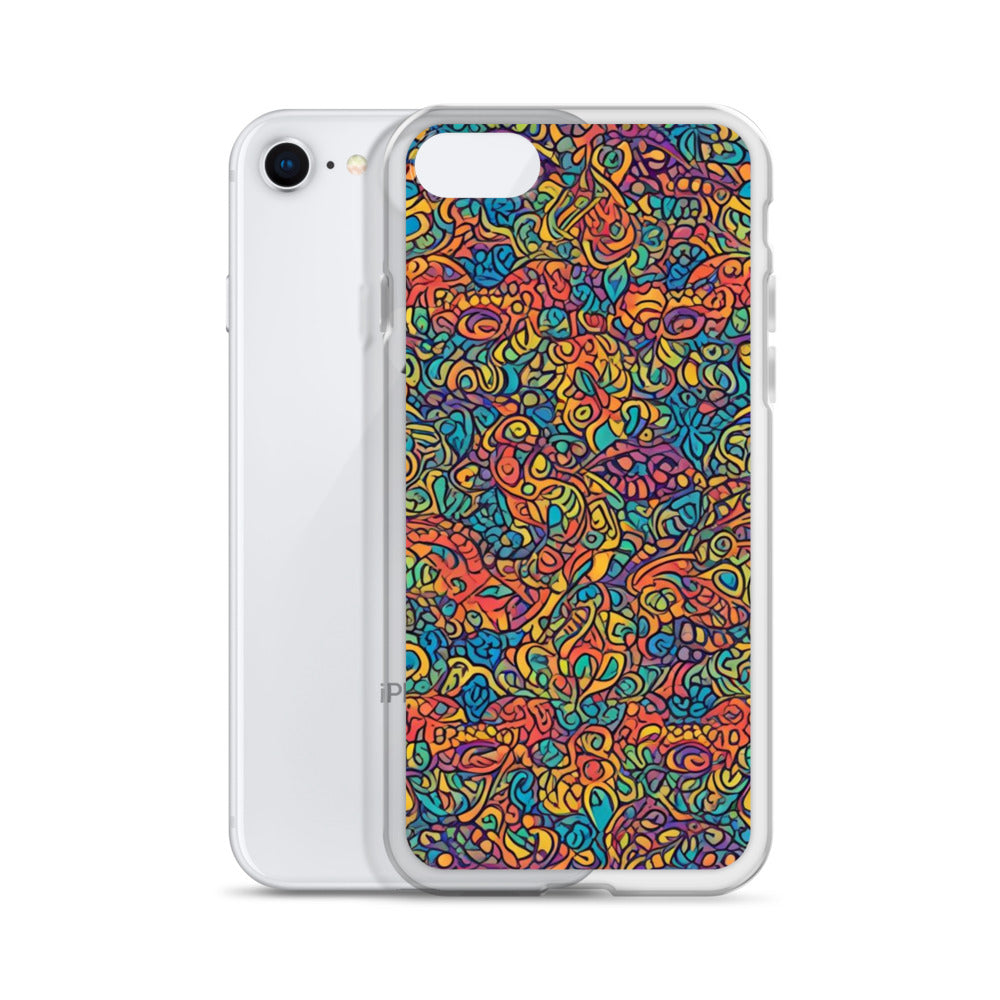 Clear Case for iPhone® Funky African