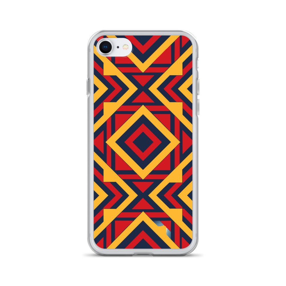 Clear Case for iPhone® Funky African