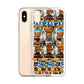 Clear Case for iPhone® Funky African